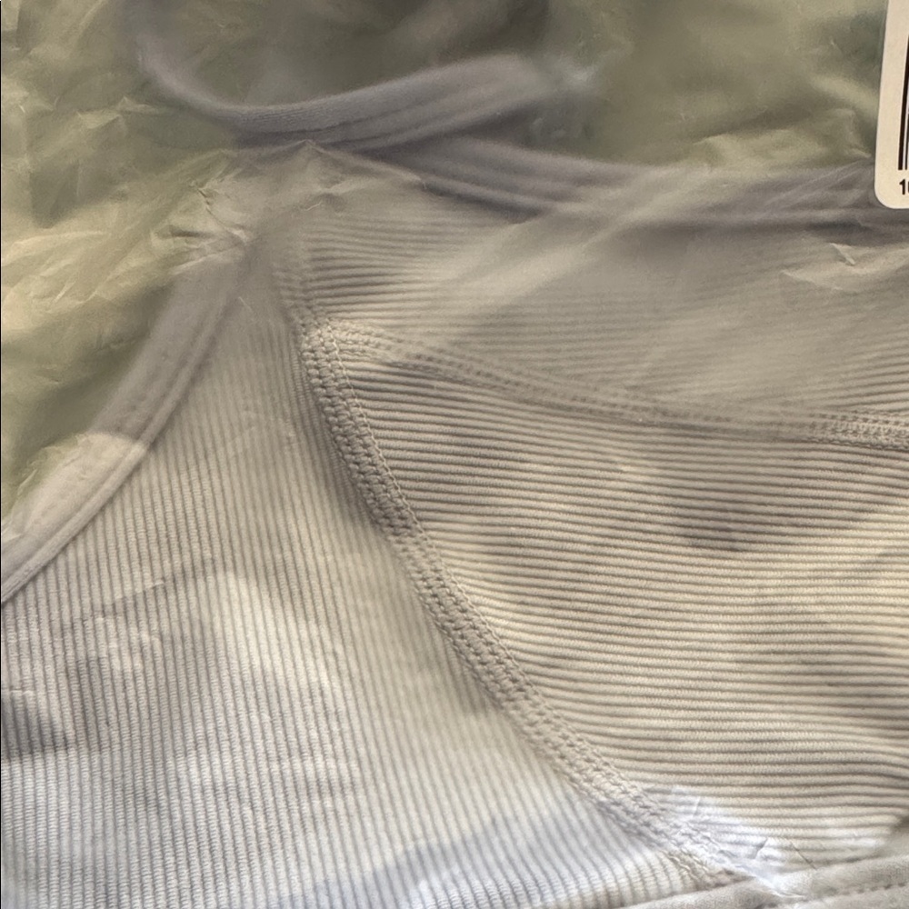 NWT$198 L*SPACE 2-PC SET Rush Sports Bra & Mercer Leggings Ribbed Haze Blue SML - Picture 11 of 11